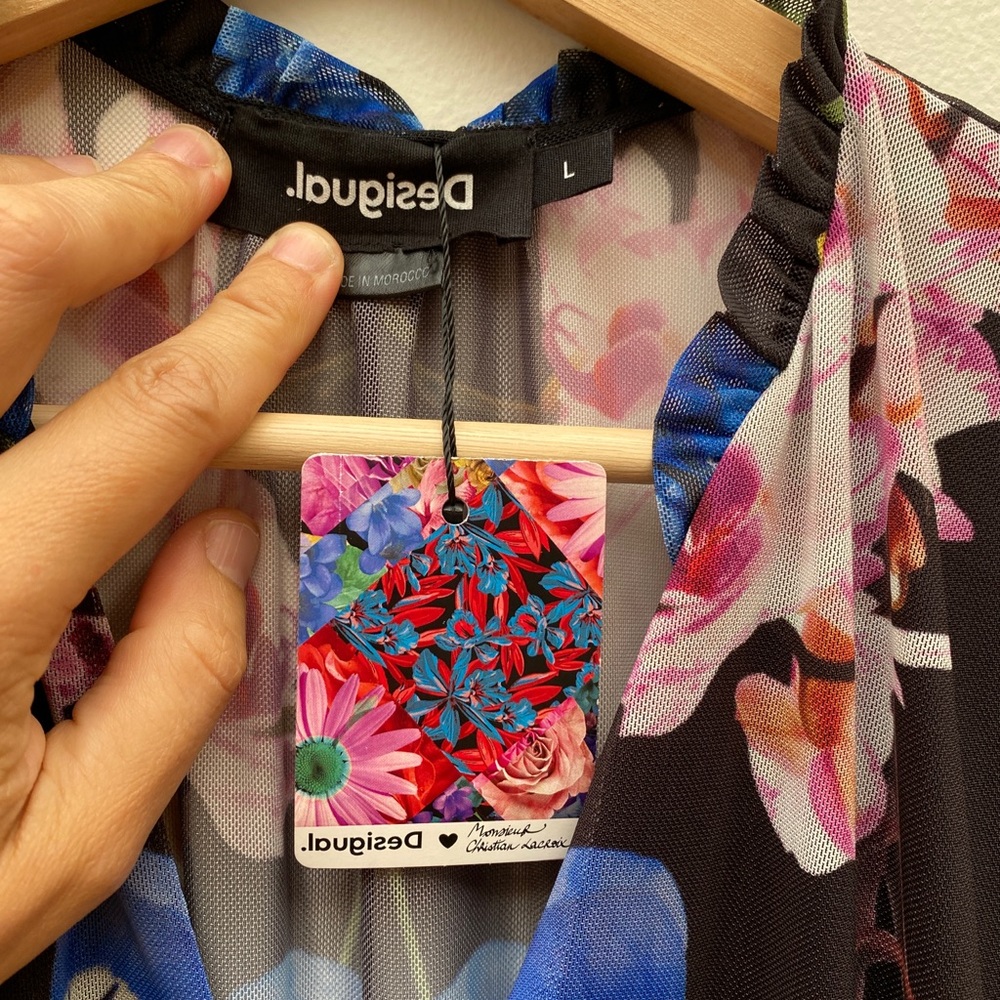 DESIGUAL M. Christian Lacroix orchid dress - Picture 8 of 11